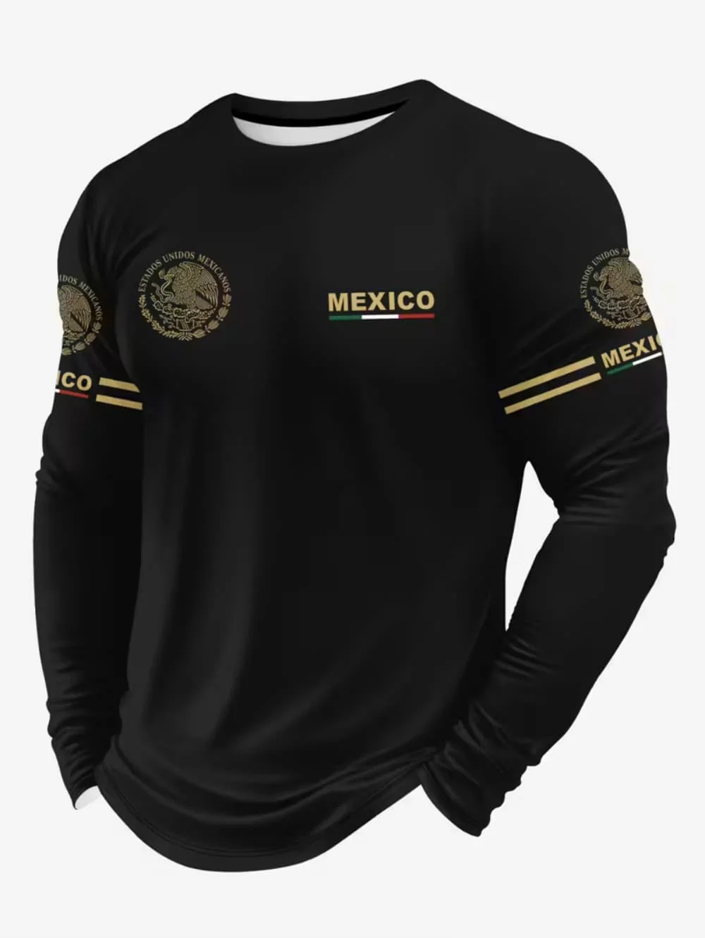 Men'S Fashion T Shirts - Мужская футболка с принтом мексиканского орла,