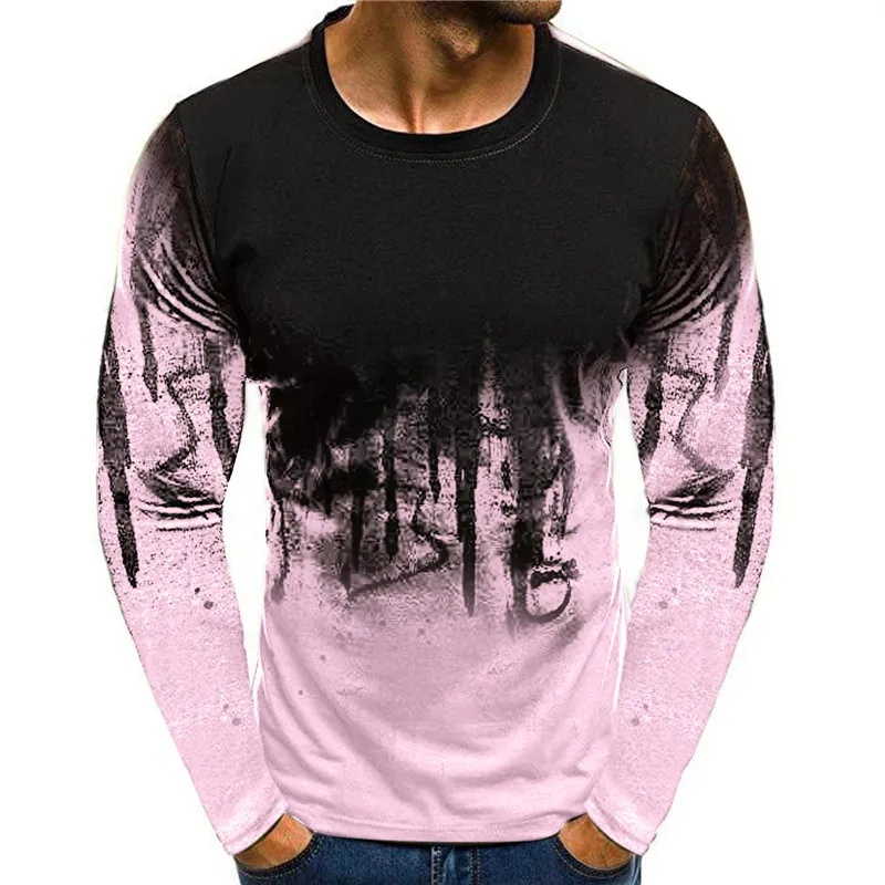 Men'S Fashion T Shirts - Новая мужская футболка с камуфляжным принтом