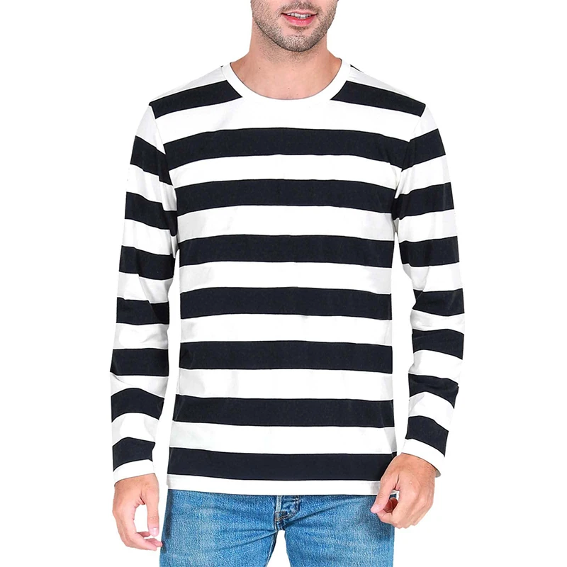 Mens Fashion Summer - Мужская футболка с длинным рукавом, выполненная