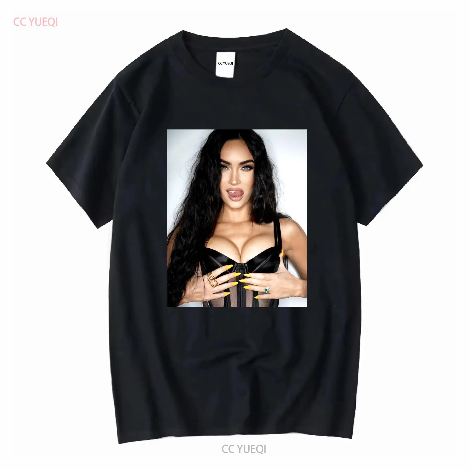 Футболка Megan Fox с плакатом  – обзор и цена Poster Men Fashion