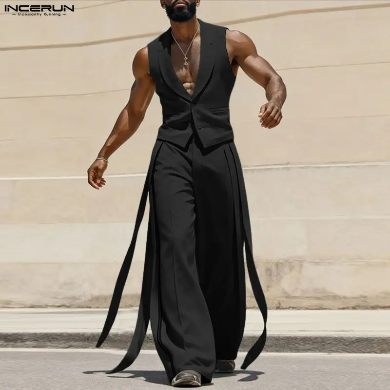 Мужской комплект INCERUN: одно – обзор и цена Mens Fashion Summer